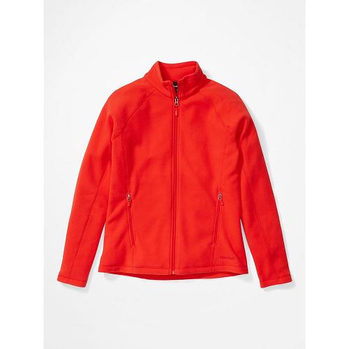 Marmot Fleece Red NZ - Rocklin Jackets Womens NZ6524917